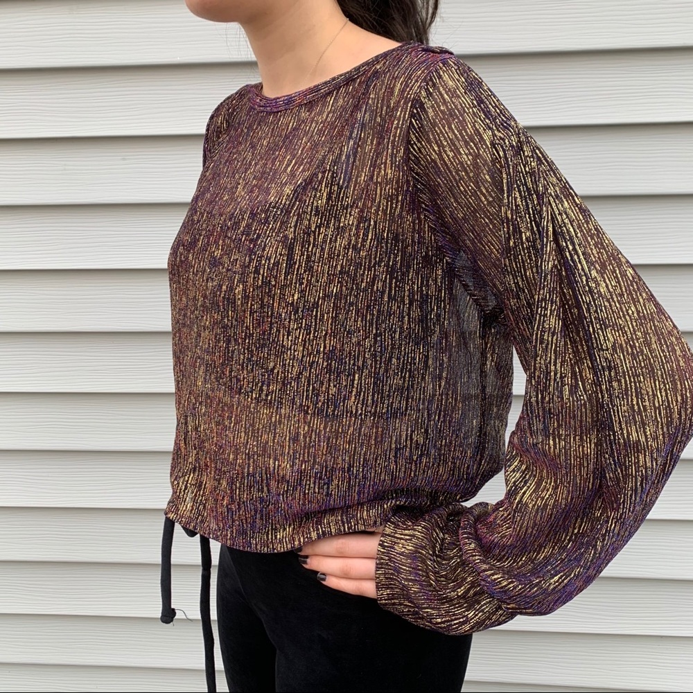 Zara | 🦄 Iridescent Long Sleeve Top